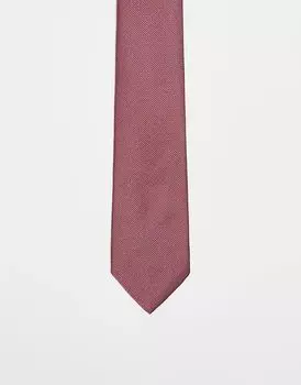 Галстук розового цвета ASOS DESIGN