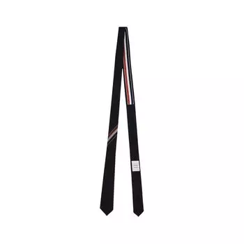 Галстук с белыми полосками Thom Browne