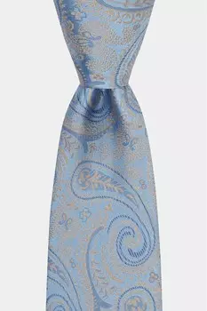 Галстук с пейсли MOSS, желтый