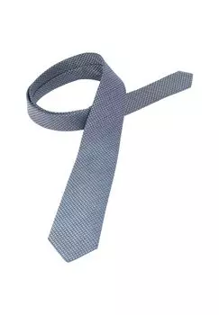 Галстук с рисунком ETERNA, темно-синий