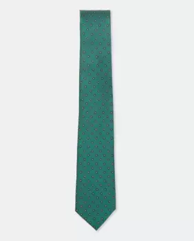 Галстук с шёлковой отделкой, устойчивой к пятнам Dustin, зеленый