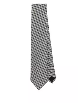 Галстук с узором TOM FORD, серый