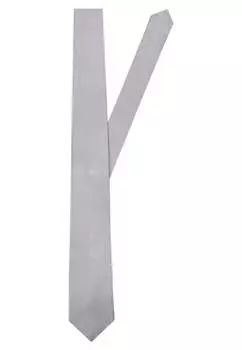 Галстук Seidensticker, цвет plain silver