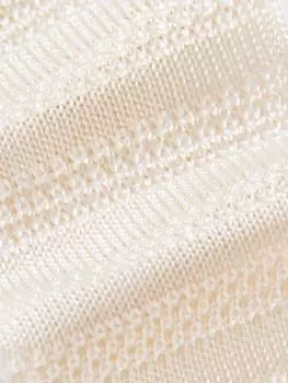 Галстук шелковый вязаный 7 см MR P., нейтральный