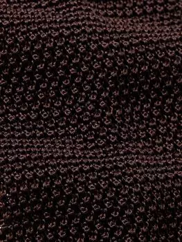 Галстук шелковый вязаный 8 см RUBINACCI, коричневый