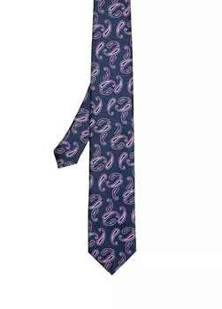 Галстук сиреневого контраста с узором «пейсли» Beymen