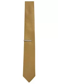 Галстук SLIM SET Next, цвет mustard yellow