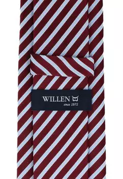 Галстук STRIPE WILLEN, Бордо