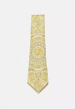 Галстук TIE SHOVEL BIO INKJET BAROQUE UNISEX Versace, золото