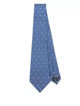 Галстук в горох Paul Smith, синий