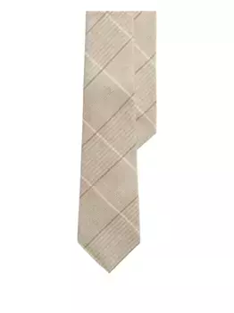 Галстук в клетку Ralph Lauren Purple Label, нейтральный