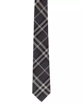 Галстук в клетку Vintage Scale Burberry, цвет Charcoal