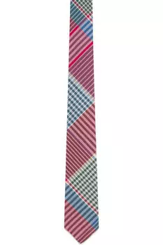 Галстук в красную и зеленую клетку Engineered Garments