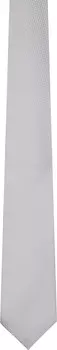 Галстук в серую диагональную полоску TOM FORD, серый