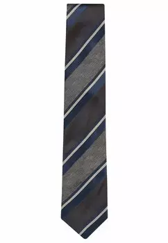 Галстук WIDE Next, цвет navy blue neutral brown