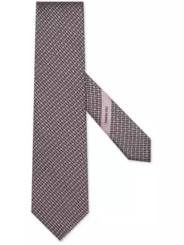 Галстук Zegna Cento Fili, розовый