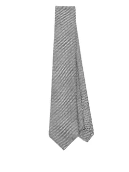 Галстук жаккардовый Canali, черный