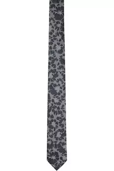 Галстук жаккардовый Dries Van Noten, цвет steel