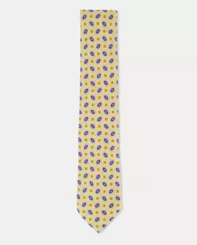 Галстуки мужские нарядные с лезвием 8 см Emidio Tucci, жёлтый