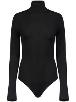 Galvan боди Iris с высоким воротником, черный
