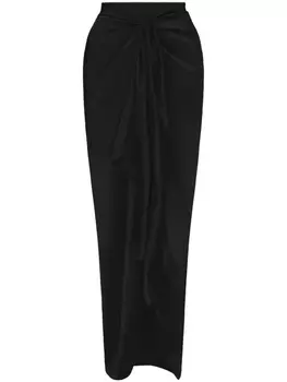 Galvan юбка с драпировкой, черный