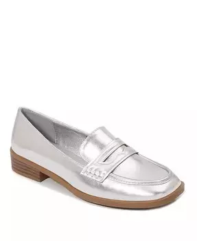 ГАЛВИН Лоферы BERNESS, серебро