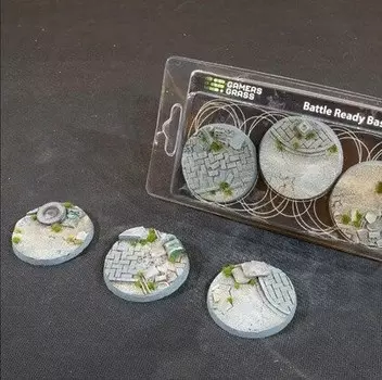 Gamers Grass: Bases Round - Urban Warfare 50мм (3 шт.) Inna marka