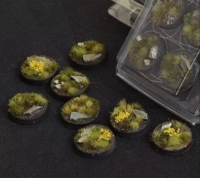 Gamers Grass: Подставки круглые - Highland 32 мм (8 шт.) Inna marka