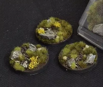 Gamers Grass: Подставки круглые - Highland 50 мм (3 шт.) Inna marka