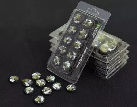 Gamers Grass: Подставки круглые - зима 25мм (10 шт.) Inna marka