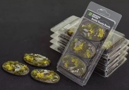 Gamers Grass: Подставки Овальные - Highland 75 мм (3 шт.) Inna marka
