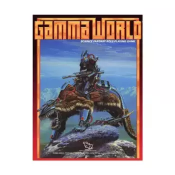 Gamma World (3rd Edition, Warrior Riding Beast Cover) - Rule Book Only (POD, Standard Color), Gamma World, мягкая обложка