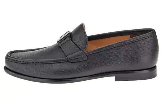 Gancini Men"s Casual Men Low-top Light Ruthenium Gray Ferragamo