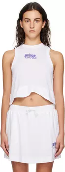 GANNI Белая майка Prince Edition