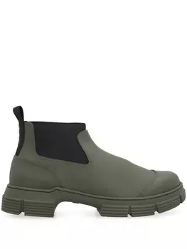 GANNI ботинки Crop City, зеленый