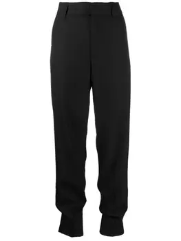 GANNI брюки строгого кроя, черный