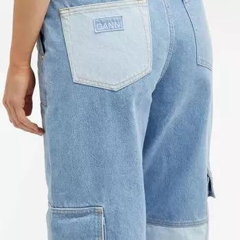 Ganni Cutline Джинсовый Анги, синий