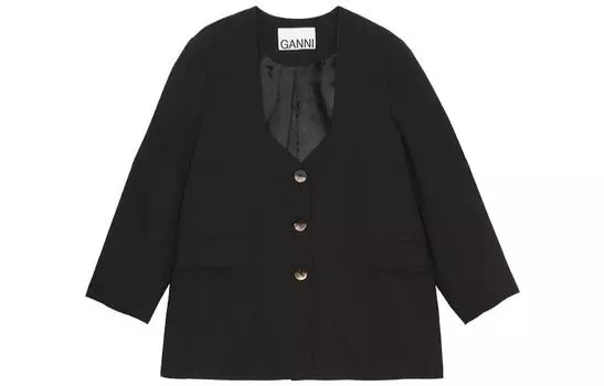 GANNI Деловые костюмы женские черные