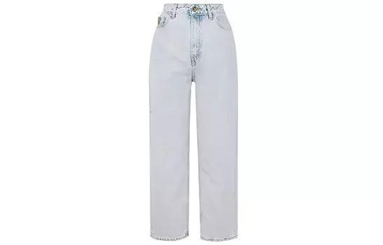 GANNI Джинсы женские светло-голубые