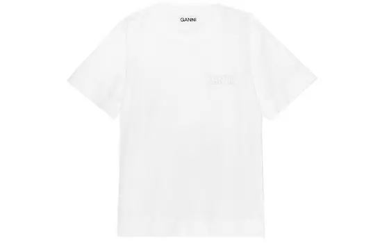 GANNI Футболка женская белые