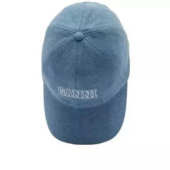 Ganni Кепка Джинсовая, синий