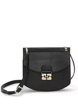 GANNI маленькая сумка через плечо Apo-G, черный