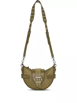 GANNI маленькая сумка через плечо Bucky, зеленый