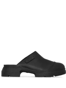 GANNI мюли City на массивной подошве, черный