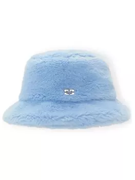 GANNI панама с логотипом, синий