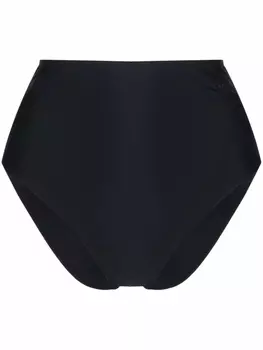 GANNI плавки бикини с логотипом, черный