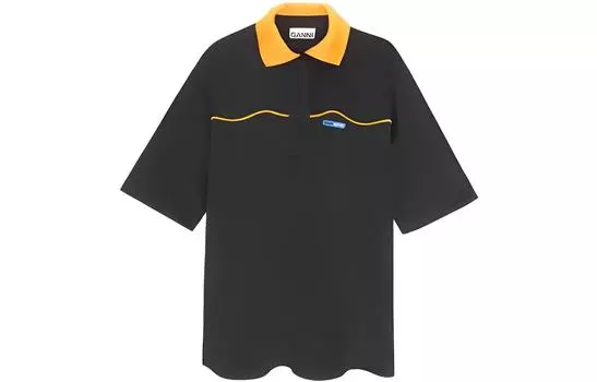 GANNI Рубашка-поло женская черные