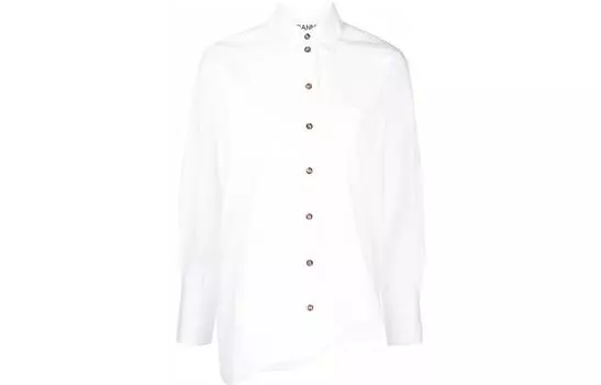 GANNI Рубашка женская белые