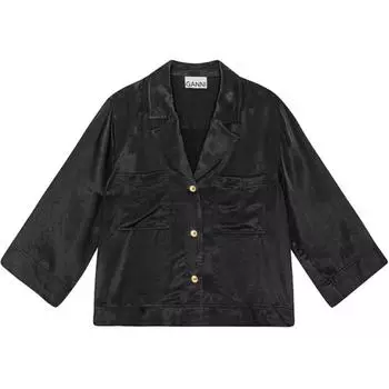 GANNI Рубашка женская черные