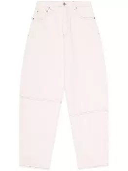 GANNI широкие джинсы, белый